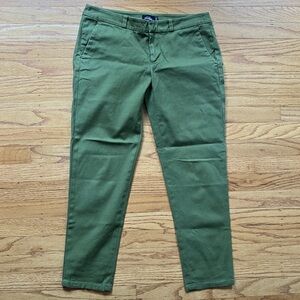 Kate Spade Saturday Olive Green Ankle Pants, size 2